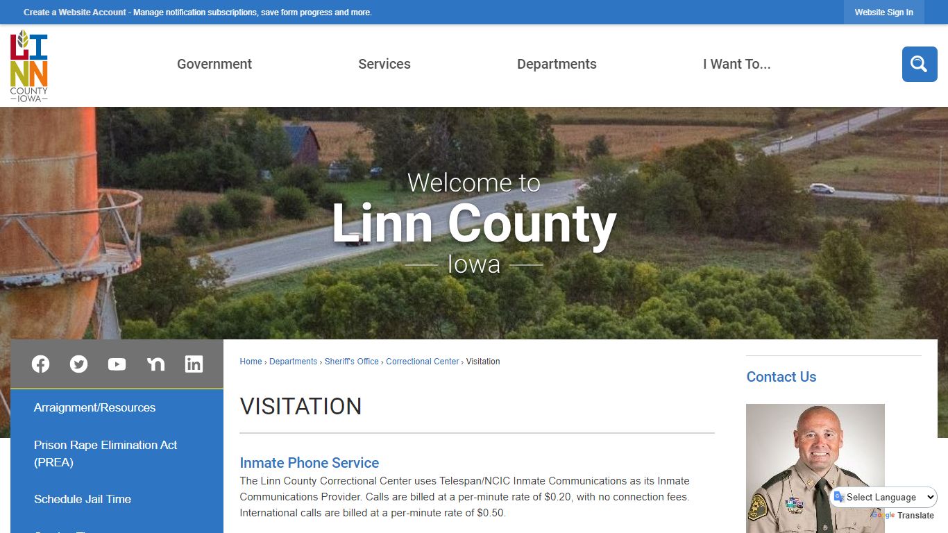 Visitation | Linn County, IA - Official Website